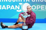 Carlos Alcaraz at the Japan Open 2025. (Photo: Getty)